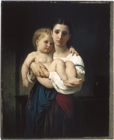 La hermana mayor, reducción de William Adolphe Bouguereau